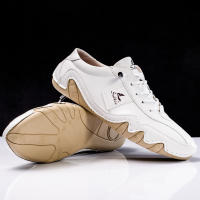 Zapatos Planos Casuales Para Hombres Hechos a Mano En Cuero PU Cómodos Mocasines Transpirables Zapatillas De Exterior - details 18