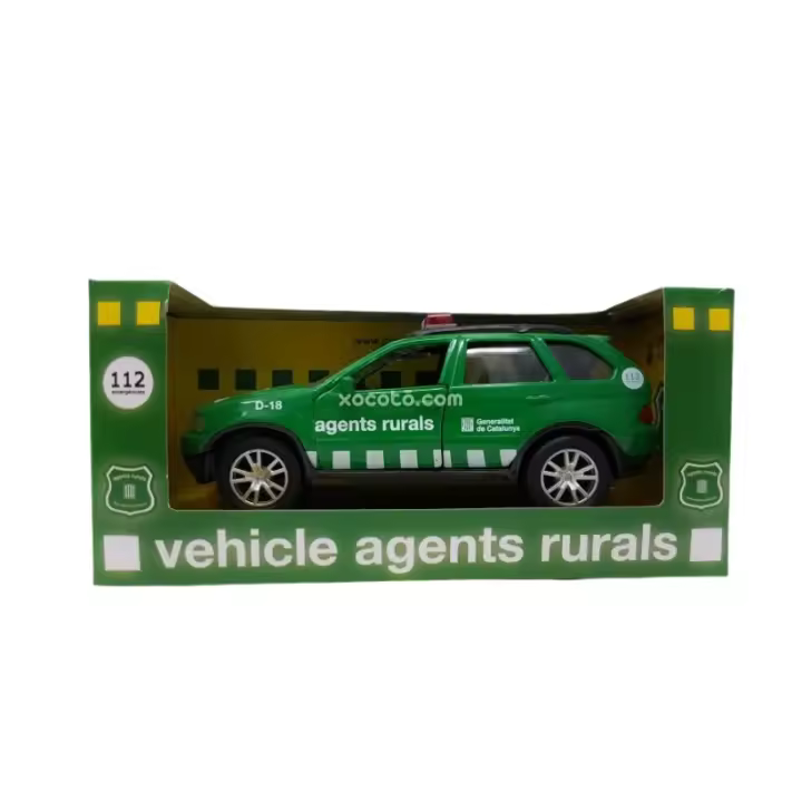 XOCOTŌ® Coche Todoterreno Agents Rurals Metálico - Maqueta de vehíclo en miniatura, metálico, puertas abatibles - Escala 1:35 - xocoto - 1