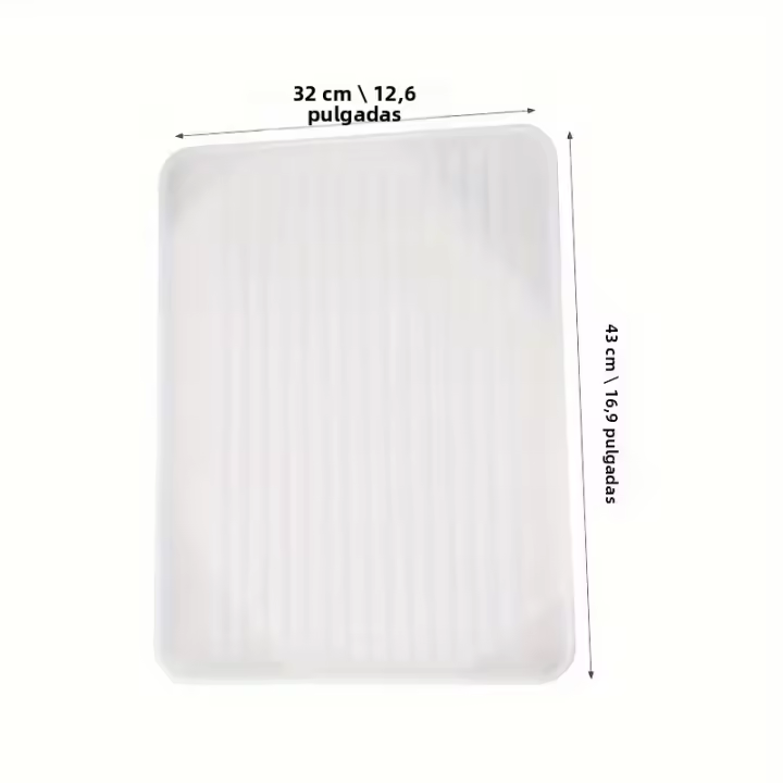 2pcs Almohadilla Duradera Para Encimera - Bandeja Impermeable Para Cocina Y Baños Solución De Almacenamiento Fácil De Limpiar - 1