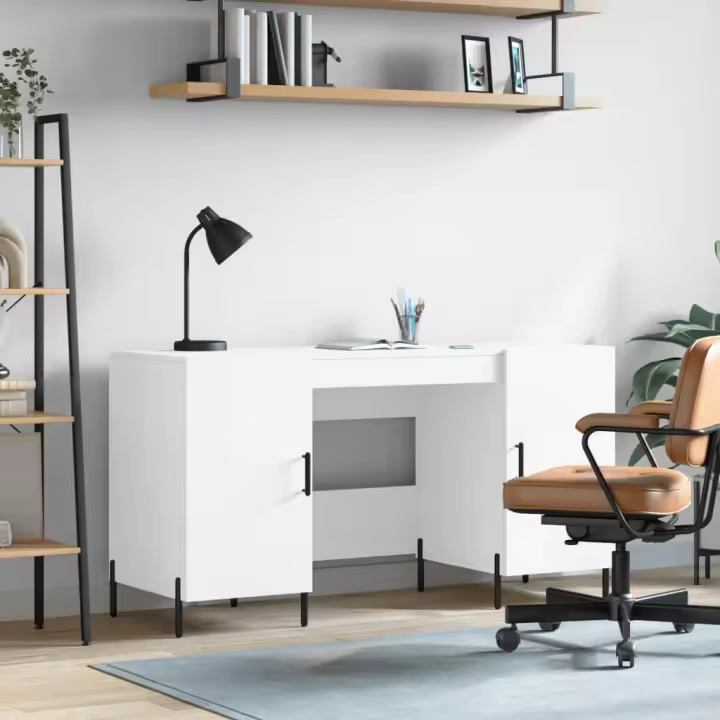 Blanco Escort 140x50x75 cm Madera Multicapa - 1