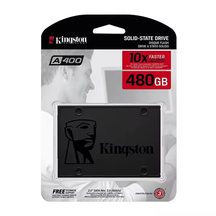 SSD Kingston A400 - 2.5" Interno - 480 GB SATA - 1