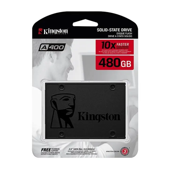 SSD Kingston A400 - 2.5" Interno - 480 GB SATA - 1