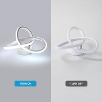 Panel de Tecnología LED Moderno, Tecnología LED 20W Blanco Moderno, Tecnología de Decoración Floral para Dormitorio Cafetería, Pasillo Balcón, 24 x 11CM, 6500K Blanco [Clase de Eficiencia Energética] - details 7