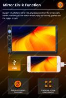 Reproductor Multimedia De Coche 7 Pulgadas Soporta Carplay Android Auto BT HD FM Estéreo Entrada AUX Salida USB MP5 Pantalla Táctil 2Din - details 11