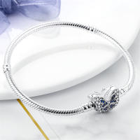 Pulsera De Plata Esterlina 925 Con Estrella Luna Mariposa Corazón Y Puño De Zirconia Para Mujer Pulsera De Moda Para Fiestas Y Joyería DIY - details 2