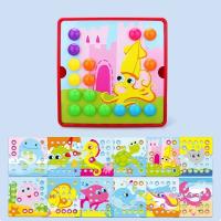 Juego De Rompecabezas De Hongo 3D Para Uñas Juguete Educativo Montessori Para Bebés Animales De Dibujos Animados Juguete Para Niños Regalos Tempranos - details 10