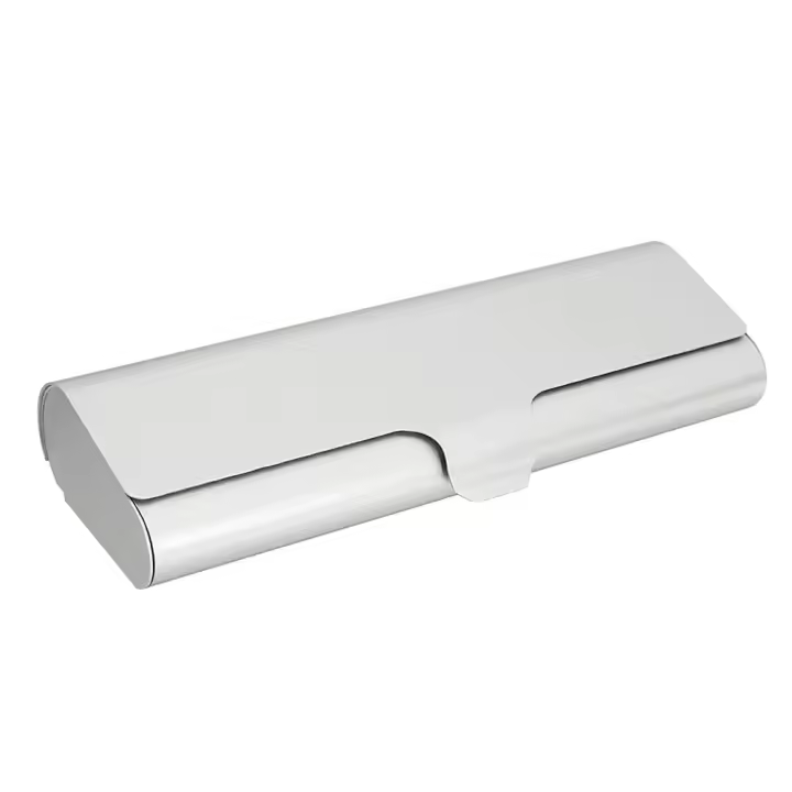Estuche De Acero Inoxidable Mate Para Gafas Protectora Portátil Unisex Estuche De Protección Para Lentes - 1