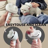 Cepillo De Estilo Y Limpieza Para Mascotas Con Vaporizado Recargable Eliminador De Pelo Flotante Para Perros Y Gatos Accesorios De Peluquería Para Animales - details 0
