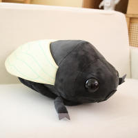 Muñeco De Peluche Creativo De 48cm Simulación De Insecto Cicada Suave Almohada Regalo Para Niños Amigos Juguete De Engaño Decoración - details 11