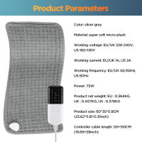 Almohadilla De Calor Eléctrica Con Timer De 10 Niveles Y 4 Modos Para Cuello Hombro Espalda Pierna Calentador Para Invierno - details 10