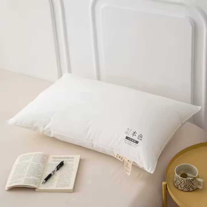 Cojín De Dormir En Poliester Microfibra 100% Algodón Saludable Para Cuello Para Niños Estudiantes Adultos 40*60cm 1 UNID - 1