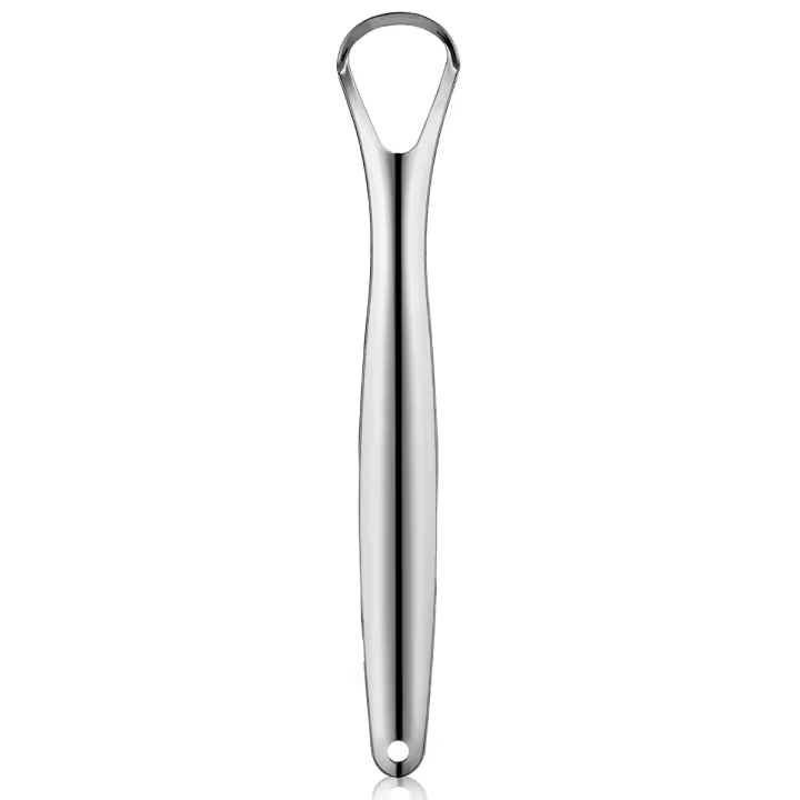 Limpia Lenguas De Acero Inoxidable Para Adultos Y Niños Portátil Elimina La Capa Del Lenguaje Cuidado Oral Personalizado Herramienta Dental - 1