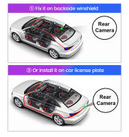Cámara De Visión Trasera HD Para Coche MEKEDE Con 8 LEDs 12V Ángulo Amplio IP68 Impermeable Y Resistente Al Polvo Para Reproductor Multimedia De Radio Del Coche - details 7
