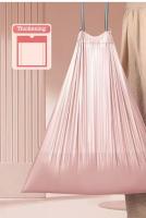 Bolsas De Basura De Capacidad Grande Con Cordón 50/100PCS Para Cocina Hogar Desechables De Alta Resistencia Color Rosa - details 1
