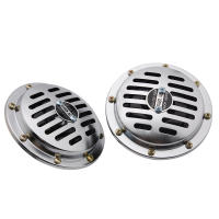 Bocina Eléctrica AD 12V De Color Cromo De Aluminio Para Coches Camiones Y Motocicletas Accesorios Con Sonido Super Fuerte - details 2