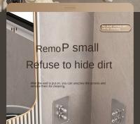 2PCS Organizador De Baño Estante De Ducha Plástico Sin Perforar Accesorios De Baño Estante De Almacenamiento Para Cocina Tipo De Instalación Soporte De Pared - details 14