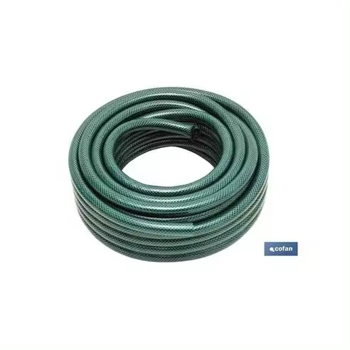 Cofan Manguera PVC 3 Capas con Accesorios 5/8 20 M - Resistente Al Desgaste - 1