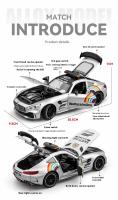 Coche De Seguridad AMG a Escala 1:24 Replica De F1 De Aleación Con Luces Coleccionable Para Entusiastas Del Automovilismo - details 2