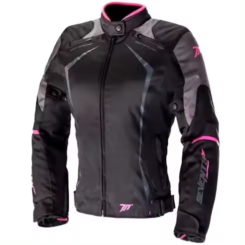 CHAQUETA SD-JR49 INVIERNO RACING MUJER NEGRA/ROSA  Raíz MENSUAL OUTLET MOTOSOTORE MARCAS Chaquetas Ropa moto SEVENTY DEGREES - 1