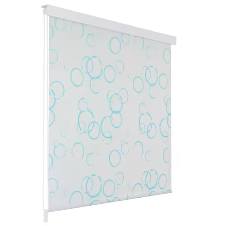 vidaXL Persiana enrollable de ducha burbujas 160x240 cm - 1