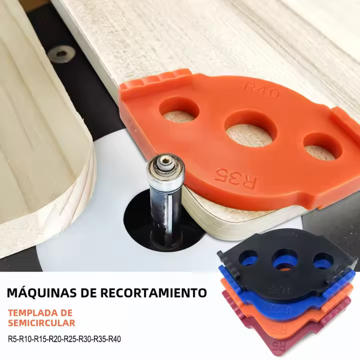 Máquina De Grabado Y Cortado Con Plantillas Redondas Para Madera Herramienta De Bricolaje Para Trabajos De Carpintería - 1