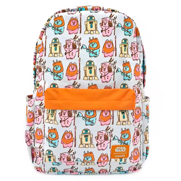lOUNGEFLY MOCHILA LOUNGEFLY Ewoks Star Wars Ewok wickett hombre mujer  Retorno del Jedi - 1