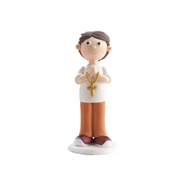 Disok Niño Primera Comunión con Rosario Clay - Regalos para Fiestas y Celebraciones - 1