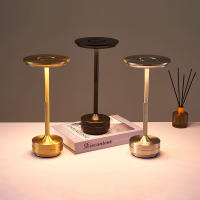 Lámpara De Escritorio LED Recargable Retro Con Toque USB Iluminación Ajustable Para Restaurante Bar Atmosfera Portátil - details 0