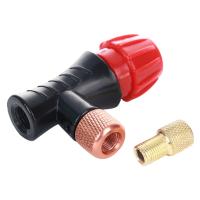 Perfeclan Cabezal De Inflador De CO2 Portátil Para Bicicleta Accesorios De Neumáticos Compatible Con Presta Y Schrader Pump De Aluminio - details 3
