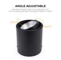 Spotlight LED COB 7W 12W Instalación En Superficie Lámpara De Techo Para Cocina Interior Fuente De Luz LED AC85V-265V - details 4