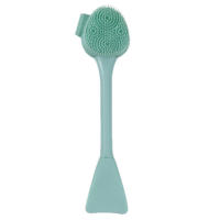 Cepillo De Limpieza Facial De Silicona 2 En 1 Instrumento De Limpieza Facial Eliminador De Masка De Arcilla Y Rascador De Maquillaje - details 15
