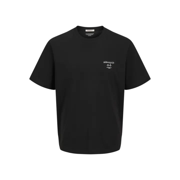 Jack & Jones Capulco Back Tee Camiseta Color Negro - Combinable, Suave Y Elástico - 1