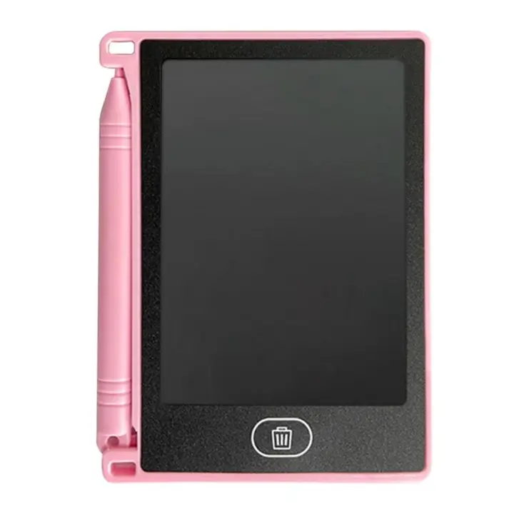 Tablero De Dibujo Electrónico Portátil Para Niños 4.4 Pulgadas Pizarra De Arena Monocromática Juguete De Graffiti De Plástico PVC - 1