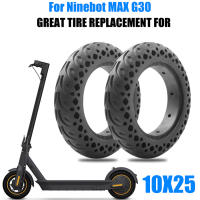 Pneumático De Actualización De 10 Pulgadas 10x2.50 Explosion-proof Honeycomb Tires Sólidos Antideslizantes Compatibles Con Ninebot Max G30 Scooter Eléctrico - details 2