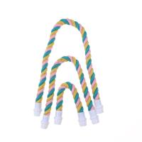 Juguete Para Pájaros Colgante De Algodón Y Correa Colorido Percha Para Masticar Juguete De Cazuela De Aves Juguete De Escalada Para Pájaros - details 17