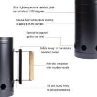 Estufa De Barbacoa Con Ignición De Cestillo De Carbón DUTRIEUX Metal No Desechable Sin Dispositivo De Ignición Manual Uso Exterior - details 2