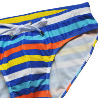 Short De Baño Para Hombre Con Rayas Y Acolchado Short De Playa Para Surf Sexy Triangular De Verano Material De Poliéster Y Spandex - details 14