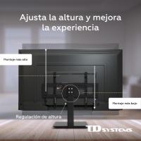Soporte de TV de sobremesa fijo para pantallas de 32 a 50 pulgadas. VESA máximo de 400 x 400 mm - TD Systems P30X25M44 - details 3