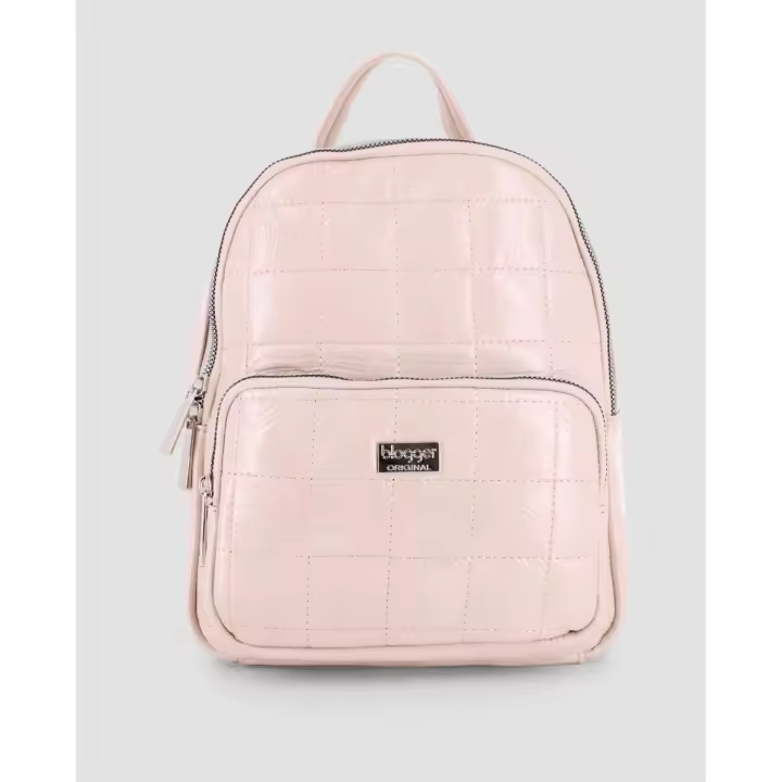Blogger RITA Mochila de mujer rosa en polipiel 78601 - 1