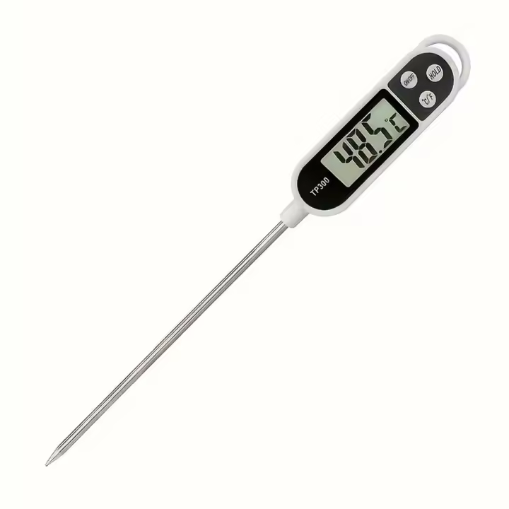 Termómetro De Cocina Digital Con Puntas Para Carne Y Barbacoa Medidor Preciso De Alimentos Metal Termómetro Doméstico TP-300 - 1