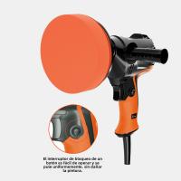 Polisuhidora Eléctrica Multifuncional 980W Con Seis Velocidades Ajustables Para Automóviles Y Muebles Herramienta De Pulido Con Peso De 1975g Y Velocidad Sin Carga De 3000rpm - details 1