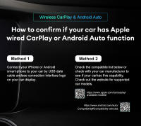 Nueva Mini Caja Inalámbrica 2en1 CarPlay Android Auto Adaptador Inteligente Con Conexión Bluetooth WiFi Rápida Plug And Play Dongle - details 1