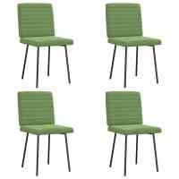 vidaXL Sillas de comedor 4 unidades terciopelo en color Verde oscuro/Azul/Rojo vino tinto y más | cómodas modernas ergonómicas para comedor cocina salón hogar - details 9