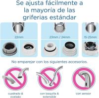 BRITA Sistema de filtrado de agua ON TAP Pro V-MF-1x cartucho filtrante (600L) - para un 99,99% de agua libre de bacterias, reduciendo PFAS, incl. cuenta atrás digital LCD de capacidad - details 3