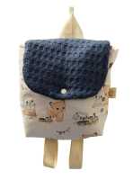 Mochila guardería unisex para niños y niñas - Bebitos - Ideal para llevar al colegio, excursiones y actividades al aire libre - Con diseño práctico y espacioso - details 0