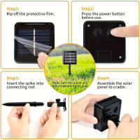 Luces De Cadena Solar LED IP44 Impermeables Para Decoración De Navidad Al Aire Libre Luz De Bulbo Para Patio Gazebo Porche Camping - details 2