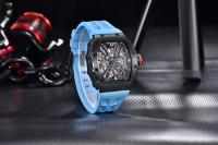Reloj De Cuarzo Para Hombre PAGANI DESIGN 2024 De Lujo Forma De Barril Impermeable Con Pantalla Luminosa Cristal De Zafiro Silicona VH65 - details 6