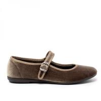 VULLADI 5409-032 Zapatillas de lona mujer 30378 XL MERCEDES TERCIOPELO TAUPE - details 1