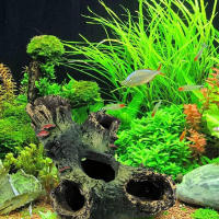 Decoración De Acuario Cueva De Piedra Para Ocultar En Tanque De Peces Adorno Natural Para Paisaje De Tanque Interior - details 4