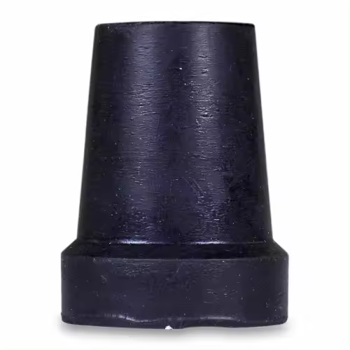 Contera Negra 19Mm R.81519 - Fuerte Sujeción a Bastones - Ortopedia - 1